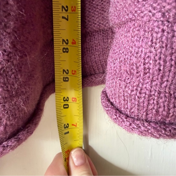 Women’s Easel Deep Purple Knit Sweater, Size 3X - Picture 8 of 8